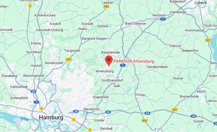 Parador_Ahrensburg_Karte